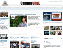 Tablet Screenshot of campus.urbe.edu